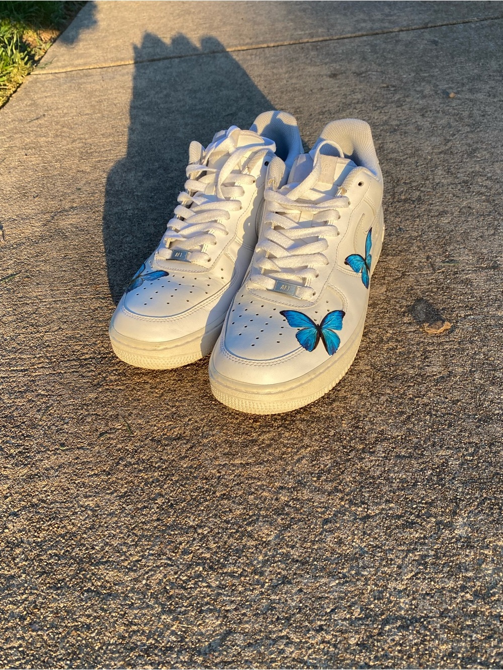 Nike Air Force 1 (custom butterfly print)